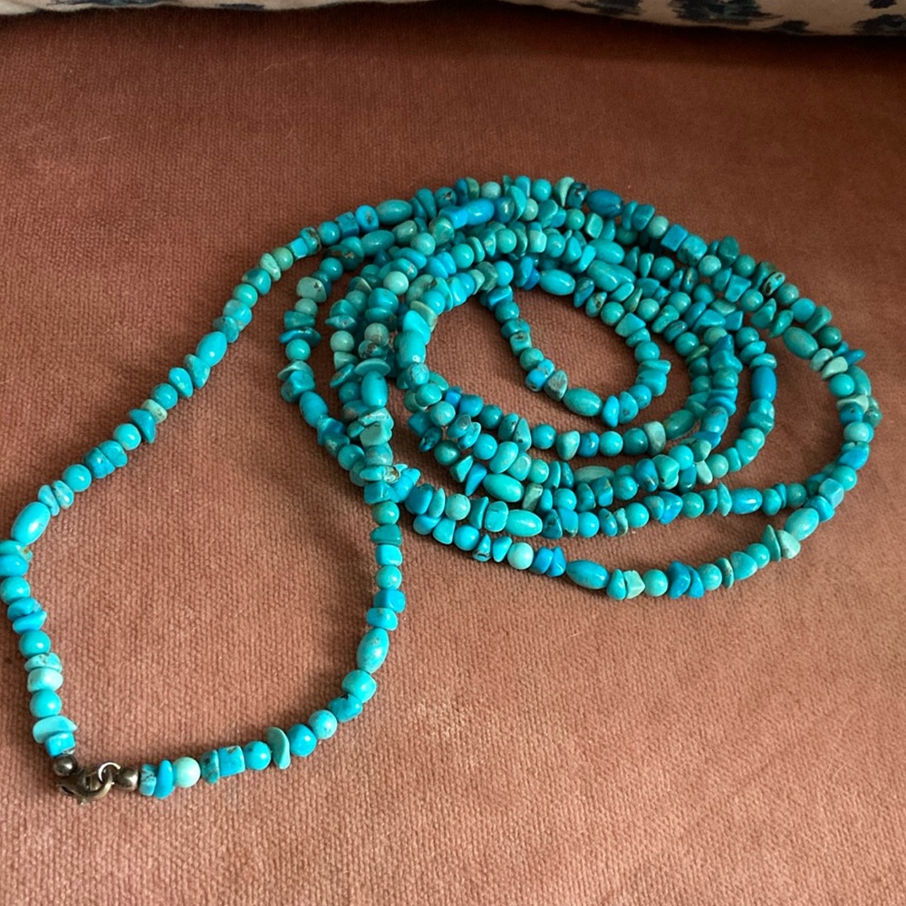 Carolyn Pollock Relios .925 Turquoise necklace